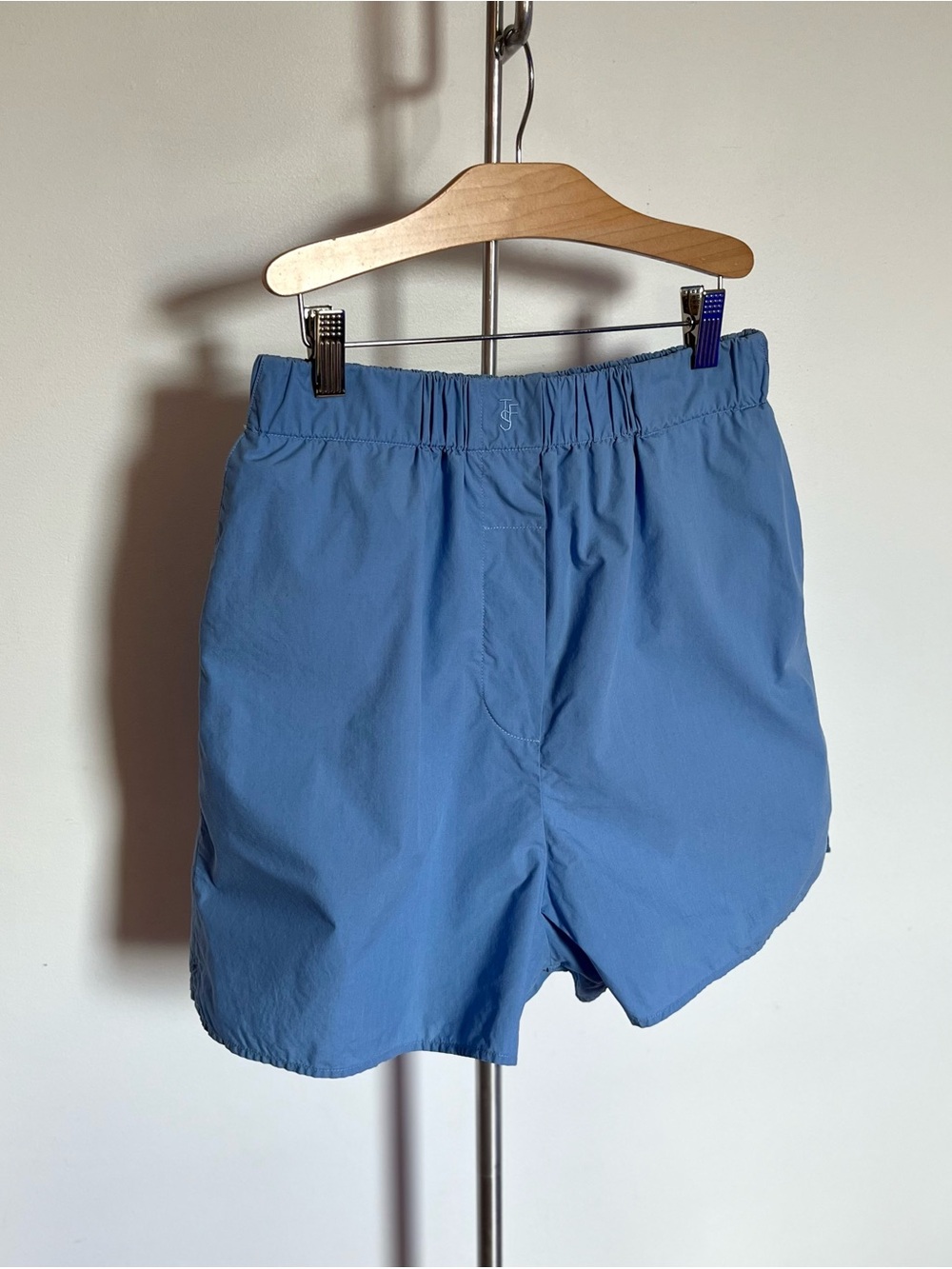 The Frankie Shop Blue Cotton Shorts